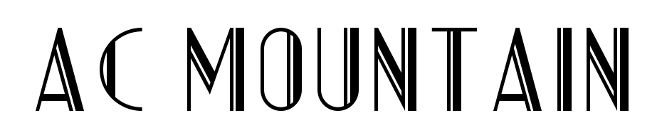 AC Mountain Font Download Free